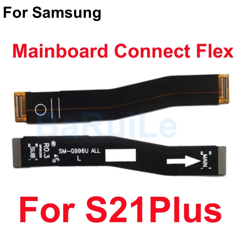 Placa base de carga conectar Flex para Samsung S21 Plus S22 Ultra S20 S23 pantalla LCD conectar placa base extender Cable cinta