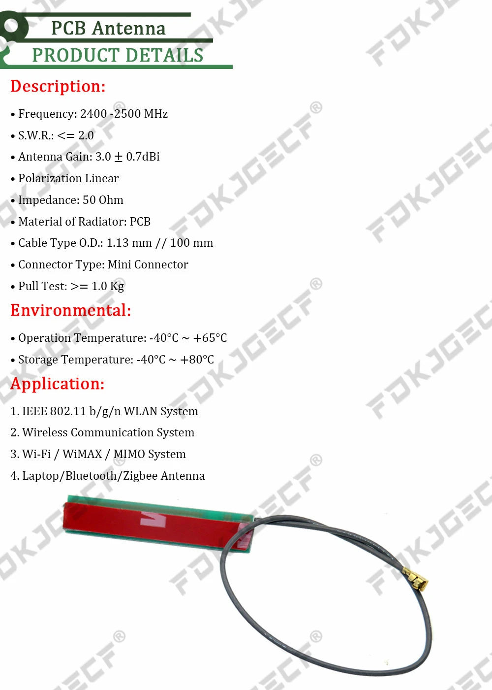 Módulo GSM/GPRS SIM800L V2.0 (5V, Quad-Band) con Antena y Cable