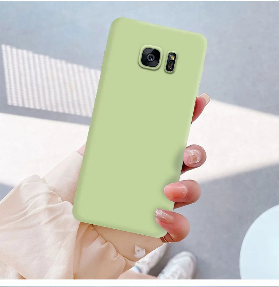 Funda Carcasa Silicona Mate para Samsung Galaxy S7 / S7 Edge (Coque)