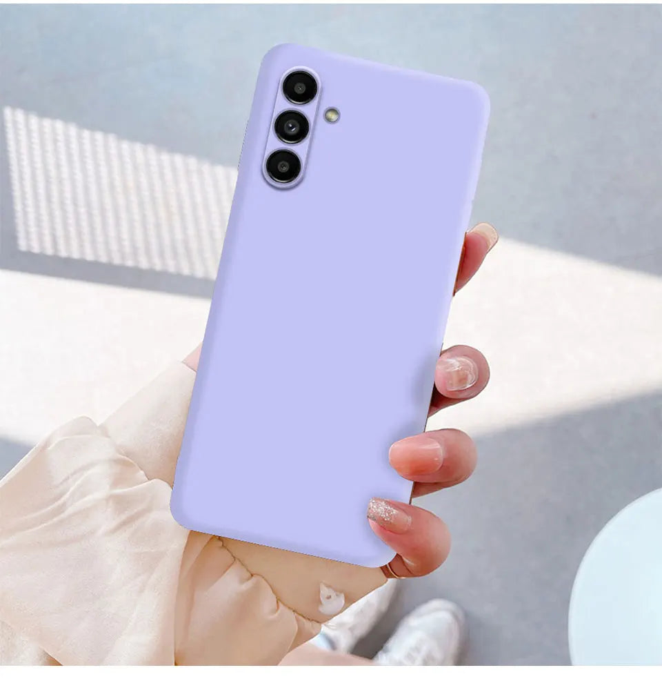 Funda Silicona Líquida Original Antichoque para Samsung Galaxy A05/A05S/A15/A25/A35/A55 (4G/5G)
