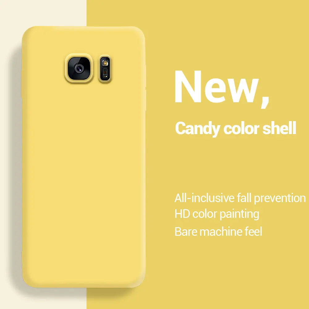 Funda Carcasa Silicona Mate para Samsung Galaxy S7 / S7 Edge (Coque)