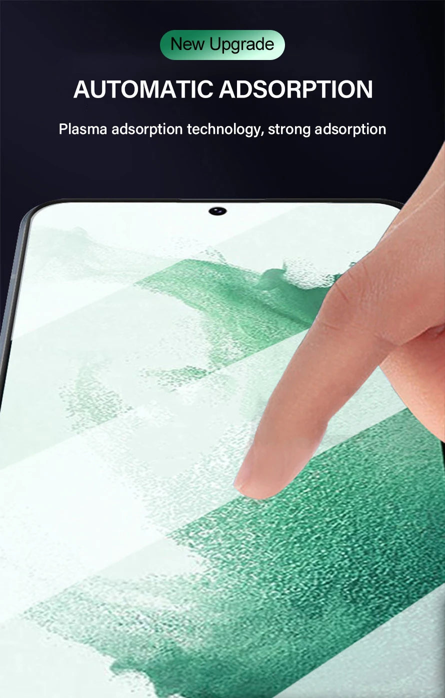 Pack 2 Protectores Pantalla Cristal Templado HD para Samsung Galaxy S21-S24 Ultra/Plus/Note 20/FE (Compatible Desbloqueo Huella)