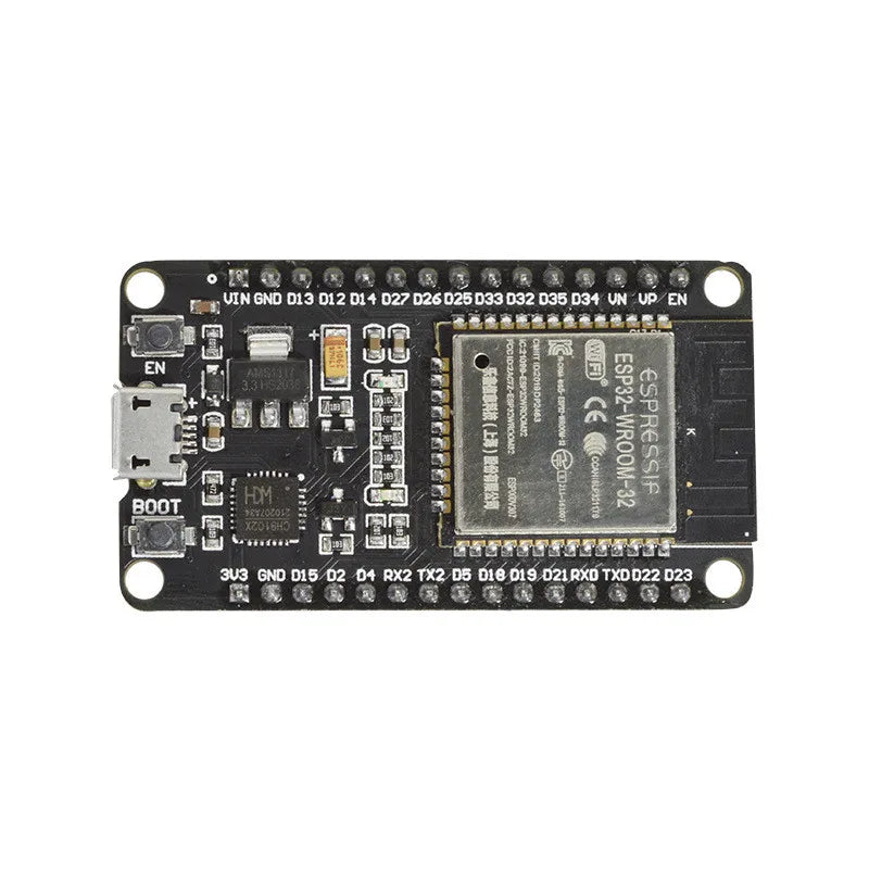 Placa Desarrollo ESP-WROOM-32 (ESP32) CPU Doble Núcleo WiFi 802.11b/g + Módulo BT Bajo Consumo