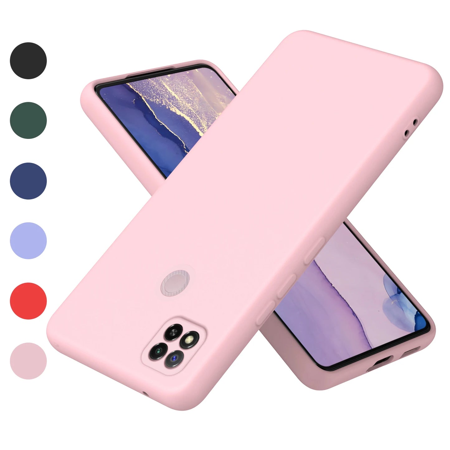 Funda Carcasa Silicona Líquida Suave Lujo para Xiaomi Redmi 9C NFC (Protección Cámara)