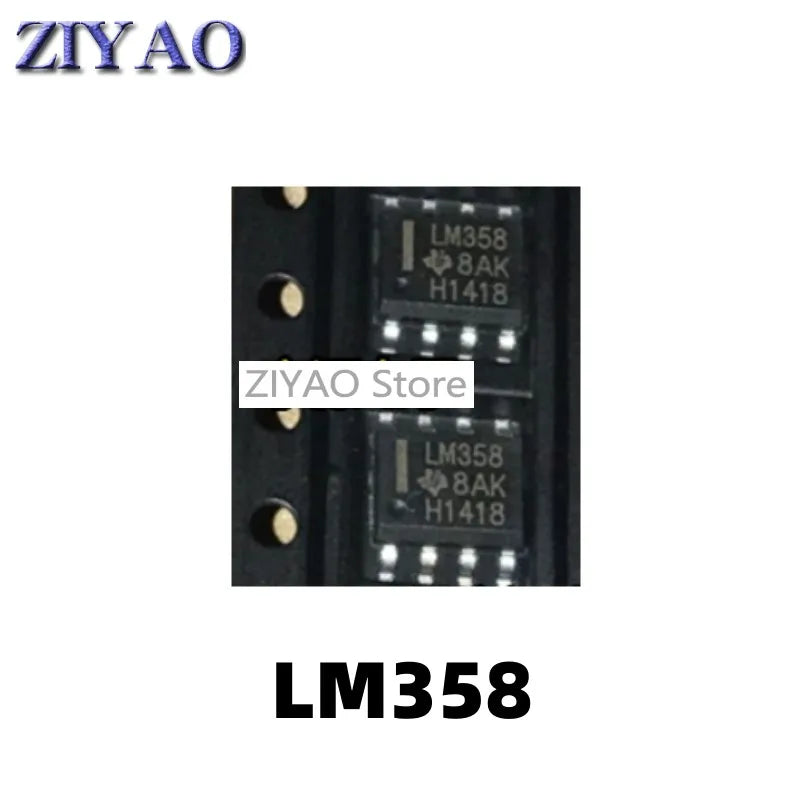 Lote 5 Pcs Amplificador Operacional LM358M / LM358DR / LM358DT SOP-8 Chip