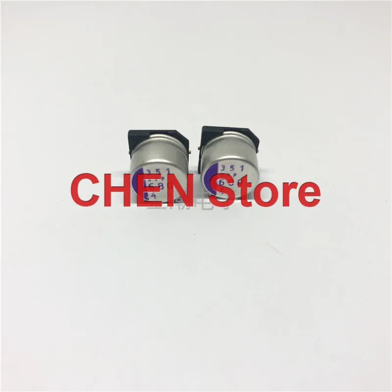 Capacitor Electrolítico Sólido Polímero SMD Sanyo OS-CON SVP (680uF, 4V, 10x8mm) Bajo ESR - Pack 20/50 Unidades