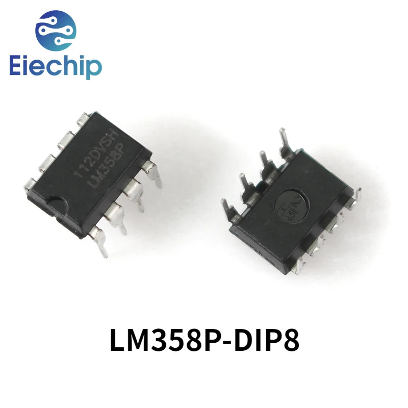 Lote 20 Pcs Amplificador Operacional LM358P DIP-8 Instrumentación/Buffer