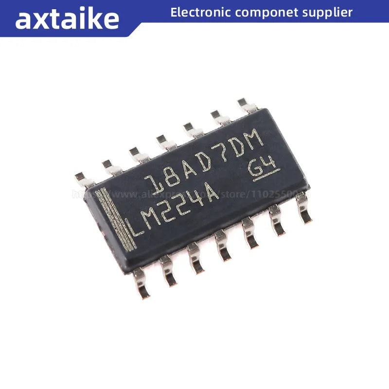 Lote 10 Pcs Amplificador Operacional Quad LM224ADR / LM224A (LM224) SOIC-14 SMD