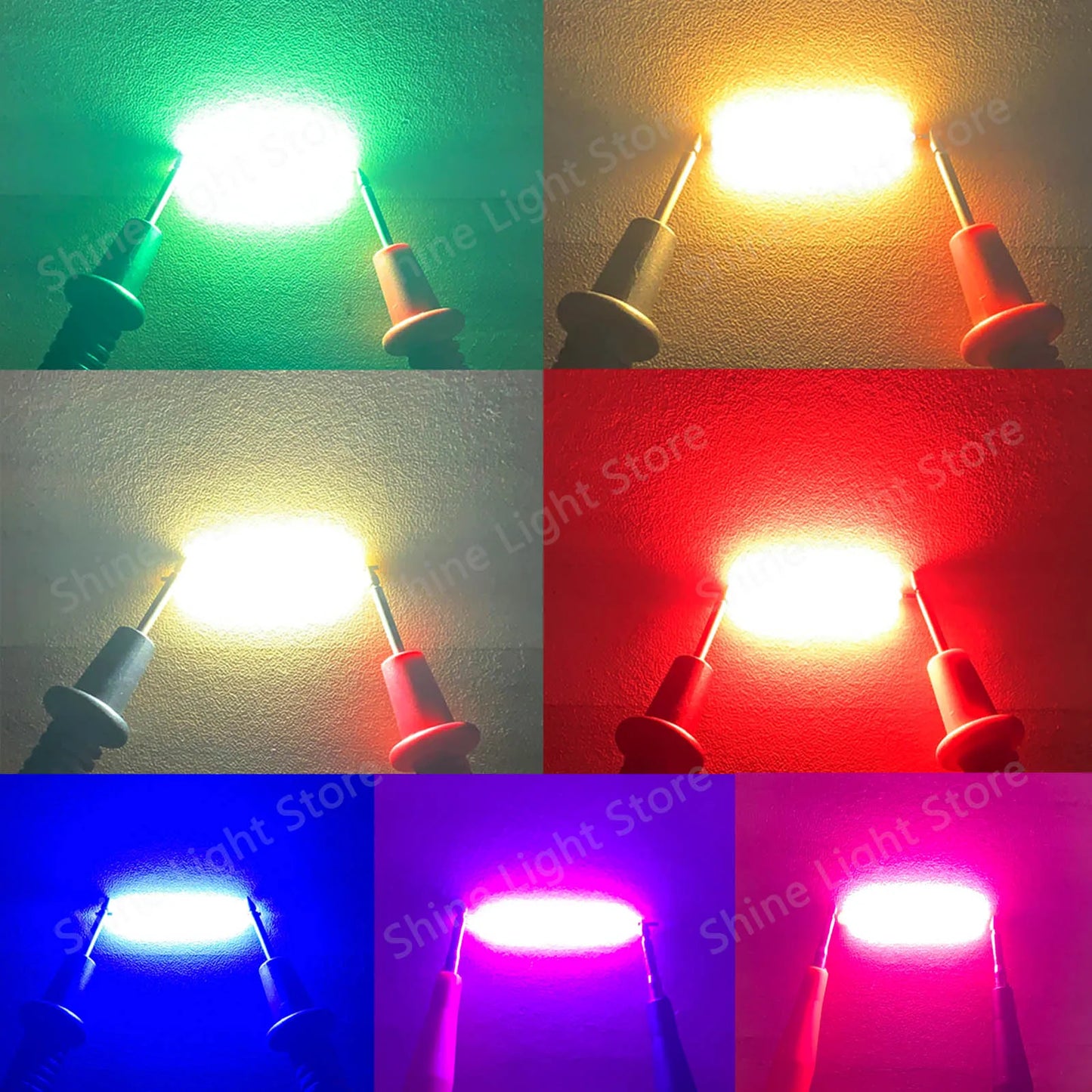 Filamento LED COB 3V 38mm para Bombilla Edison Decoración Hogar/Boda/Camping DIY (10-1200 Piezas)
