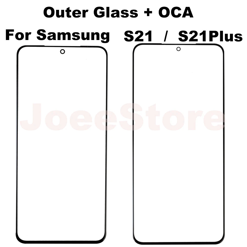 2 Cristales Exteriores con Film OCA para Pantalla LCD Samsung Galaxy (Varias Series)