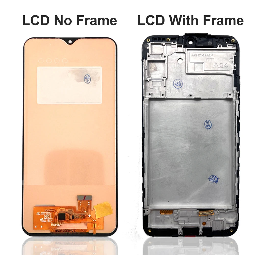 Pantalla LCD AMOLED de 6,5 pulgadas para Samsung Galaxy A24 4G, montaje de digitalizador con pantalla táctil para Samsung A245F A245M A245N, repuesto LCD