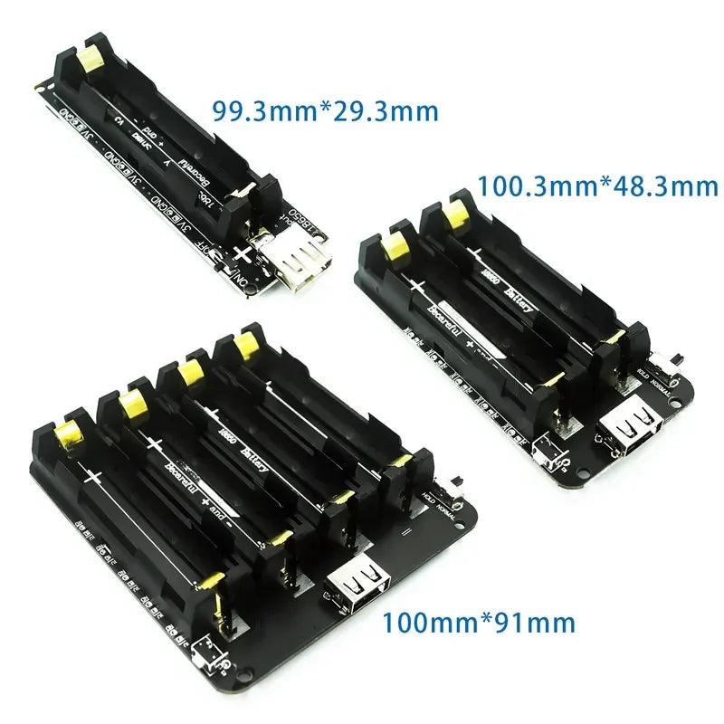 Módulo Shield Batería Litio 18650 V8 Expansión Alimentación Dual Voltaje 5V/3A + 3V/1A Micro USB Arduino/ESP32/ESP8266
