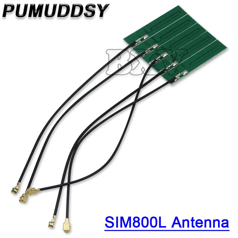 Módulo GSM/GPRS SIM800L (Quad-Band) con Antena PCB y Placa Micro SIM para Arduino (Rojo/Azul)