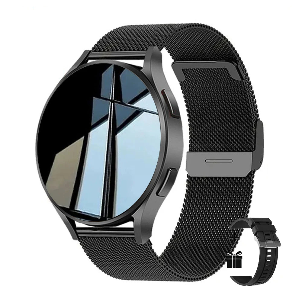Smartwatch 2024 6 Pro (1.32", 160x160) Llamada Bluetooth, Diales Personalizados, Monitor Salud/Deporte para Hombre/Mujer