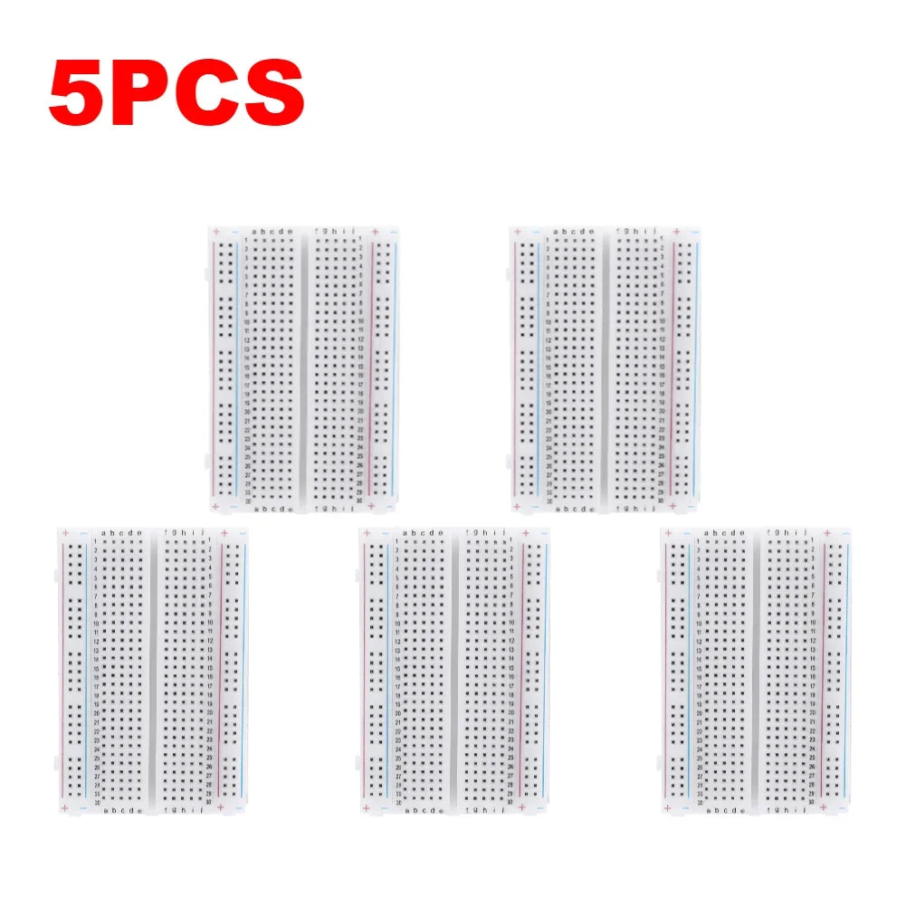 1-10pcs 400 Tie Points Solderless PCB Breadboard Mini Universal Test Protoboard DIY Bread Board for Bus Test Circuit Board
