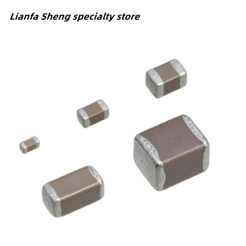 Capacitor Cerámico Multicapa Chip SMD 0603 (0.5pF-22uF, 6.3V-50V) - Pack 100 Unidades (Valores Surtidos)
