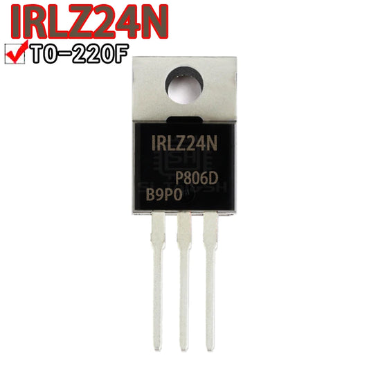 MOSFET TO-220 - Varios Tipos (IRF9Z24/34, IRLZ24/34/44, IRFZ44) - Lote 10 Piezas