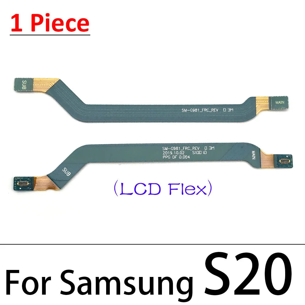 Nuevo para Samsung S20 S21 S22 S23 S24 Plus Ultra Fe 4G 5G antena de señal conector de Tablero Principal placa base LCD Cable flexible