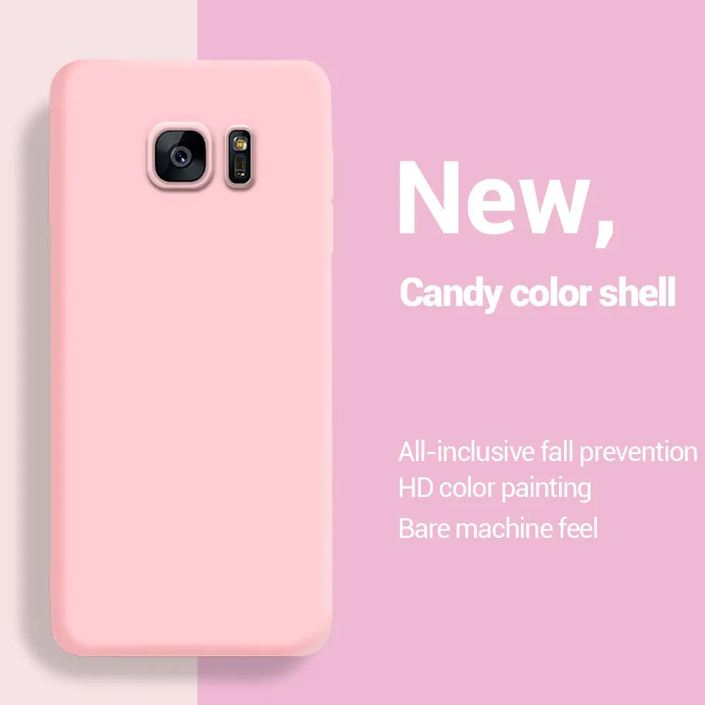 Funda Carcasa Silicona Mate para Samsung Galaxy S7 / S7 Edge (Coque)
