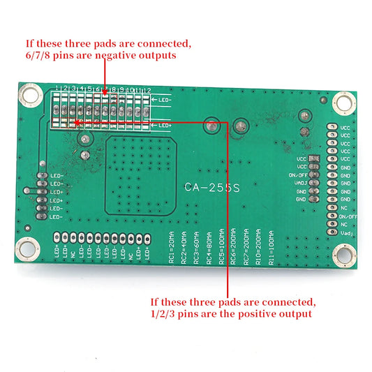 Placa Driver Backlight LED Universal CA-255S 10-48" Inverter Boost Módulo Step-Up