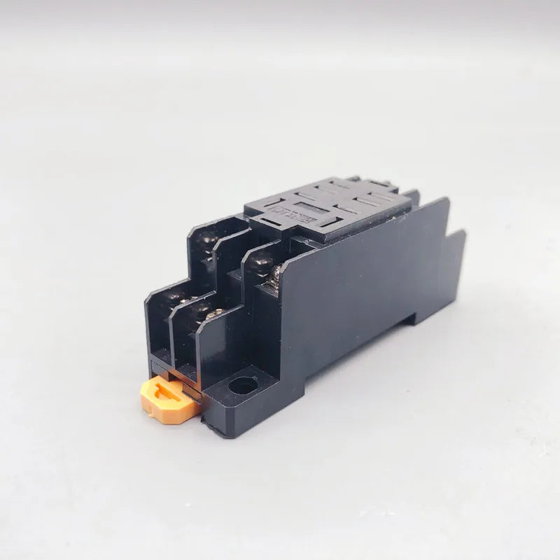 Relé Electromagnético Intermedio LY2NJ/HH62P DPDT 8-Pin 10A 250VAC con Base Zócalo - Bobina (12VDC/24VDC/110VAC/220VAC)