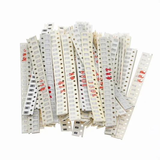 Kit Surtido Resistencias SMD 1206 - 64 Valores (0Ω-10MΩ) 5% (Total 1280 Piezas)
