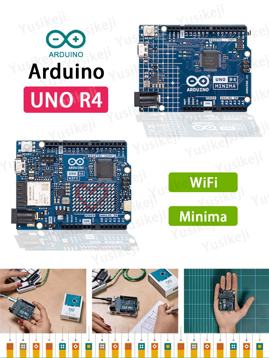 Kit Placa Controladora Arduino UNO R4 (Edición Minima / WiFi) Original