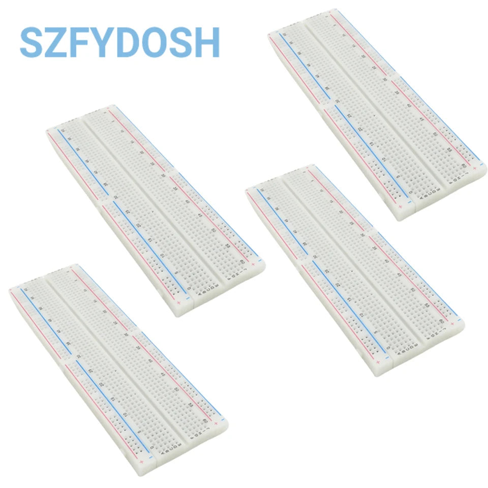 1-10PCS Breadboard 830 Point PCB Bread Board MB-102 Prototype PCB Solderless Breadboard Protoboard Circuit PCB DIY Kit