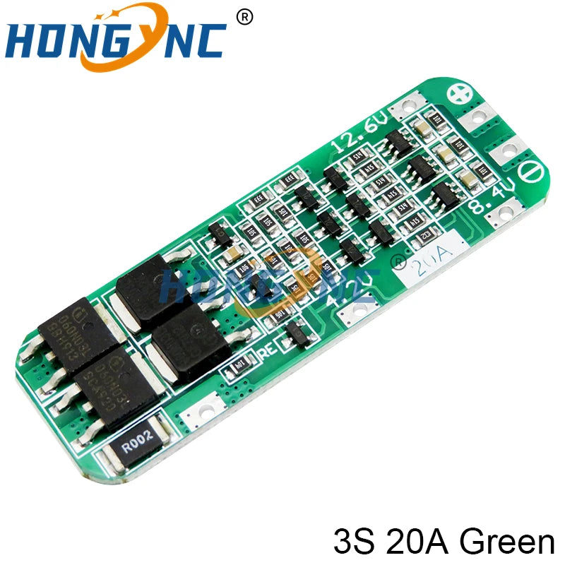 1S 2S 3S 4S 3A 20A 30A Li-ion Lithium Battery 18650 Charger PCB BMS Protection Board For Drill Motor Lipo Cell Module