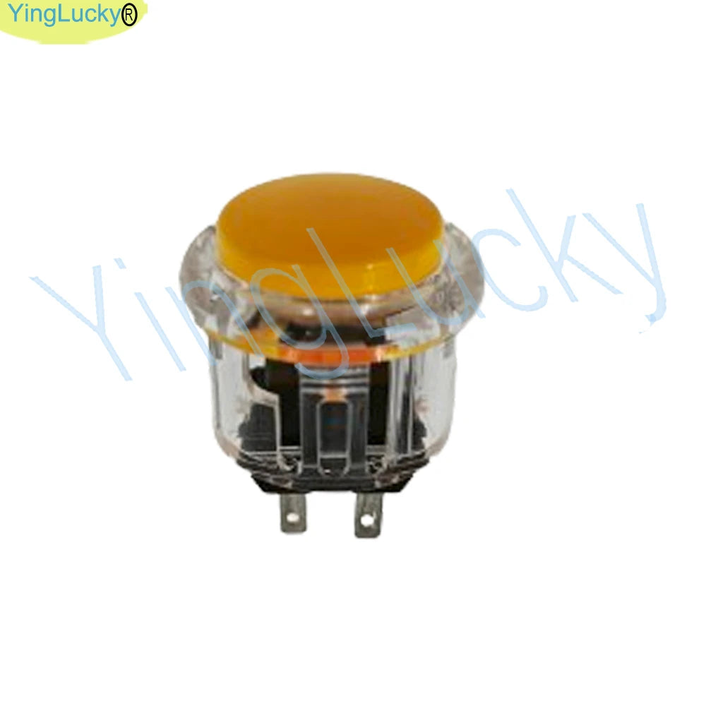 Botón Pulsador Arcade Transparente (30mm/24mm) Reemplazo para Máquina Arcade (1 Unidad)