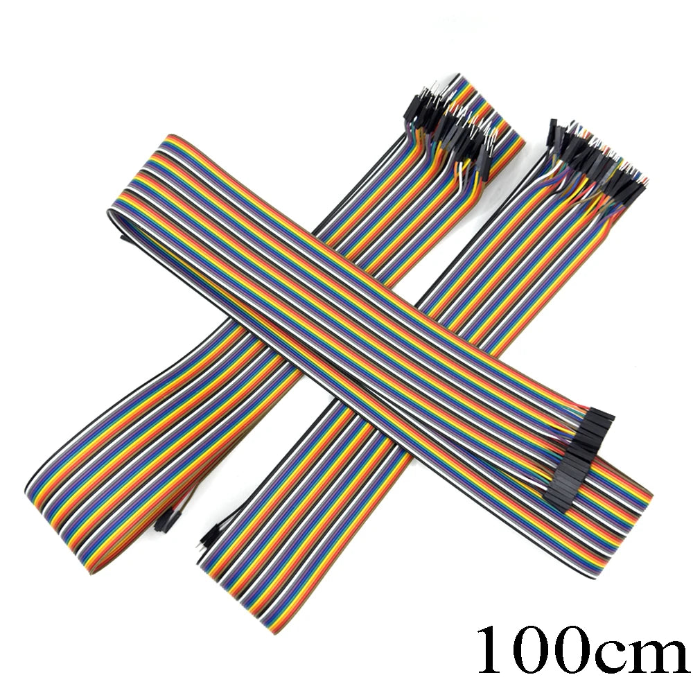Cable Jumper Dupont (40-120 Unidades) Macho-Macho / Hembra-Hembra / Macho-Hembra para Arduino DIY Kit