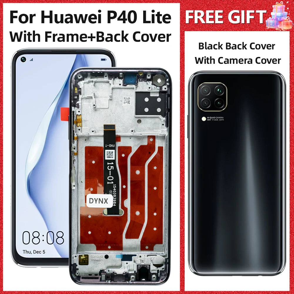 LCD For Huawei P40 Lite JNY-LX1 LCD 10 Touch Screen Replacement For Nova 7i JNY-LX2 P 40 Lite LCD Screen Nova 6 SE Display