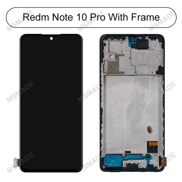 Super AMOLED For Xiaomi Redmi Note 10 Pro LCD Screen Displa For Xiaomi Poco X4 Pro LCD M2101K6G 2201116PG Display Replace Parts