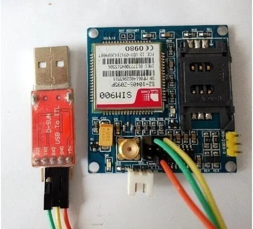 Kit Módulo Extensión Inalámbrica GSM/GPRS SIM900A / SIM900 V4.0 con Antena Probada para Arduino