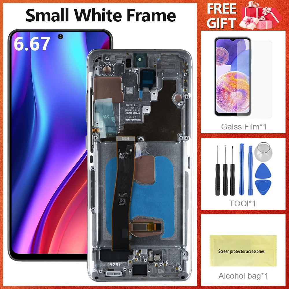 Pantalla Super AMOLED 6.9" para Samsung Galaxy S20 Ultra (SM-G988B/DS) con Digitalizador Táctil (Reemplazo)