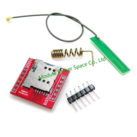 Módulo GSM/GPRS SIM800L Core (Quad-Band, Serial TTL) con Interfaz IPX, Antena PCB y Ranura Micro SIM para Arduino