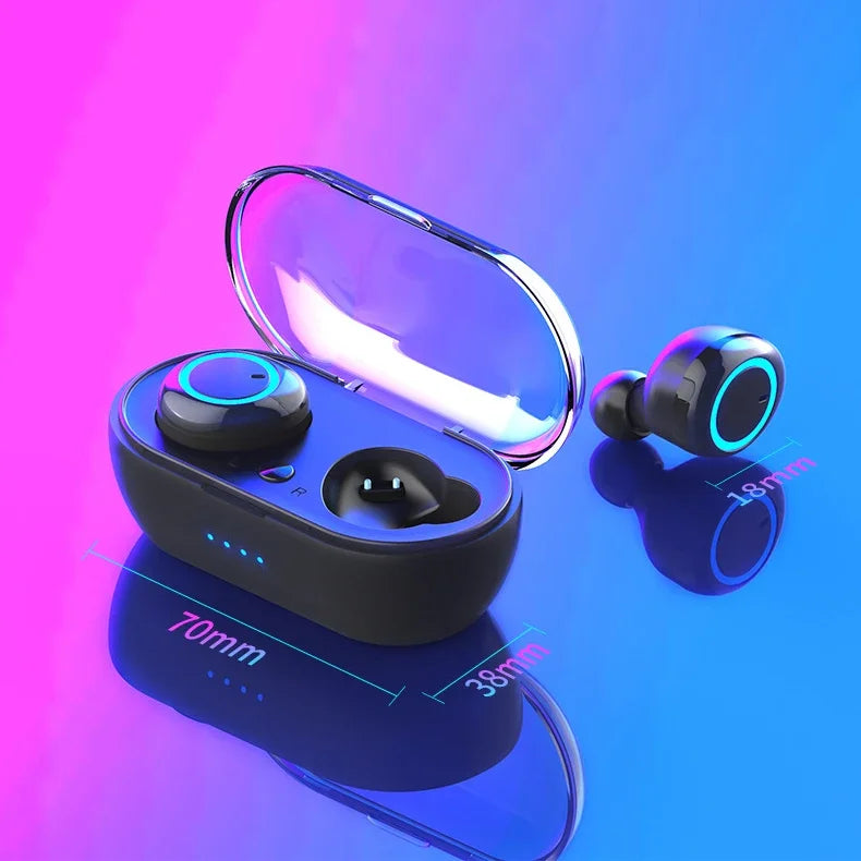 Auriculares Inalámbricos Y50 TWS Bluetooth Deportivos Gaming con Micrófono para Xiaomi/Huawei/LG