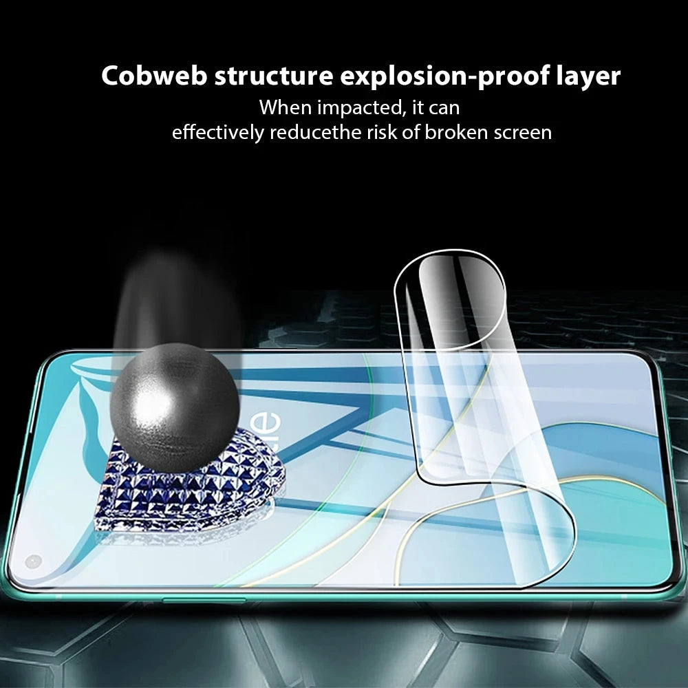 Film Protector Pantalla Hidrogel para Samsung Galaxy S6/S7 Edge / S8 / S9 / S10 Lite / S10E / S20 Plus (Pack 3 Unidades)