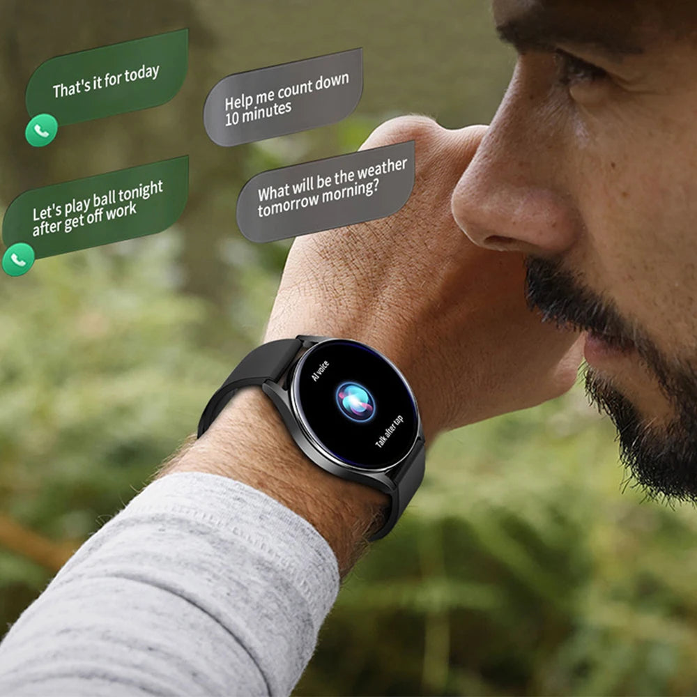 Smartwatch 2024 6 Pro (1.32", 160x160) Llamada Bluetooth, Diales Personalizados, Monitor Salud/Deporte para Hombre/Mujer