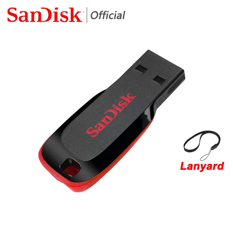 Memoria USB Flash Drive Pendrive Sandisk Mini (16GB/32GB/64GB/128GB) USB 2.0 Stick Disk-on-Key para Teléfono