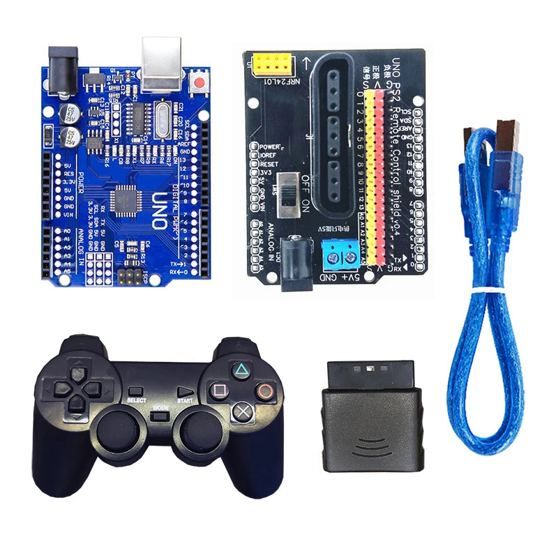 Kit Brazo Robot Mecánico Aleación Metálica 6-DOF (360°, para MG996R) Arduino Robótica Educacional Programable PS2
