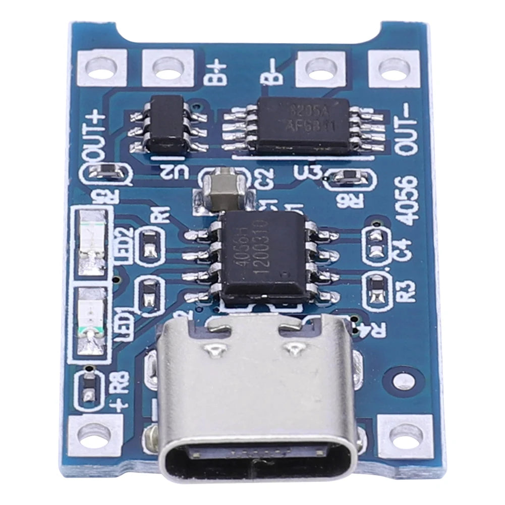 1-10pcs Type-c Micro / TYPE C 5V 1A 18650 TP4056 Lithium Battery Charger Module Charging Board With Protection Dual Functions 1A