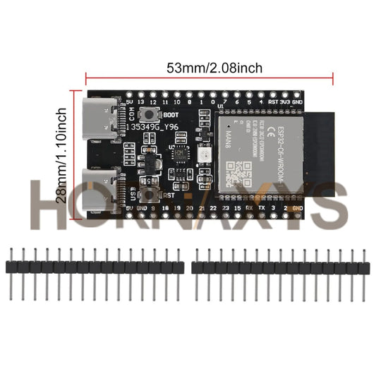 Placa Desarrollo ESP32-C6 Core (N4/N8/N16, 4/8/16MB) WiFi 6, Bluetooth, Zigbee compatible Nano Arduino