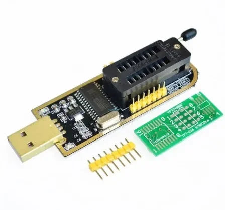 Kit Clip Test SOIC8/SOP8 para Programador USB CH341 EEPROM/Flash 93Cxx/25Cxx/24Cxx