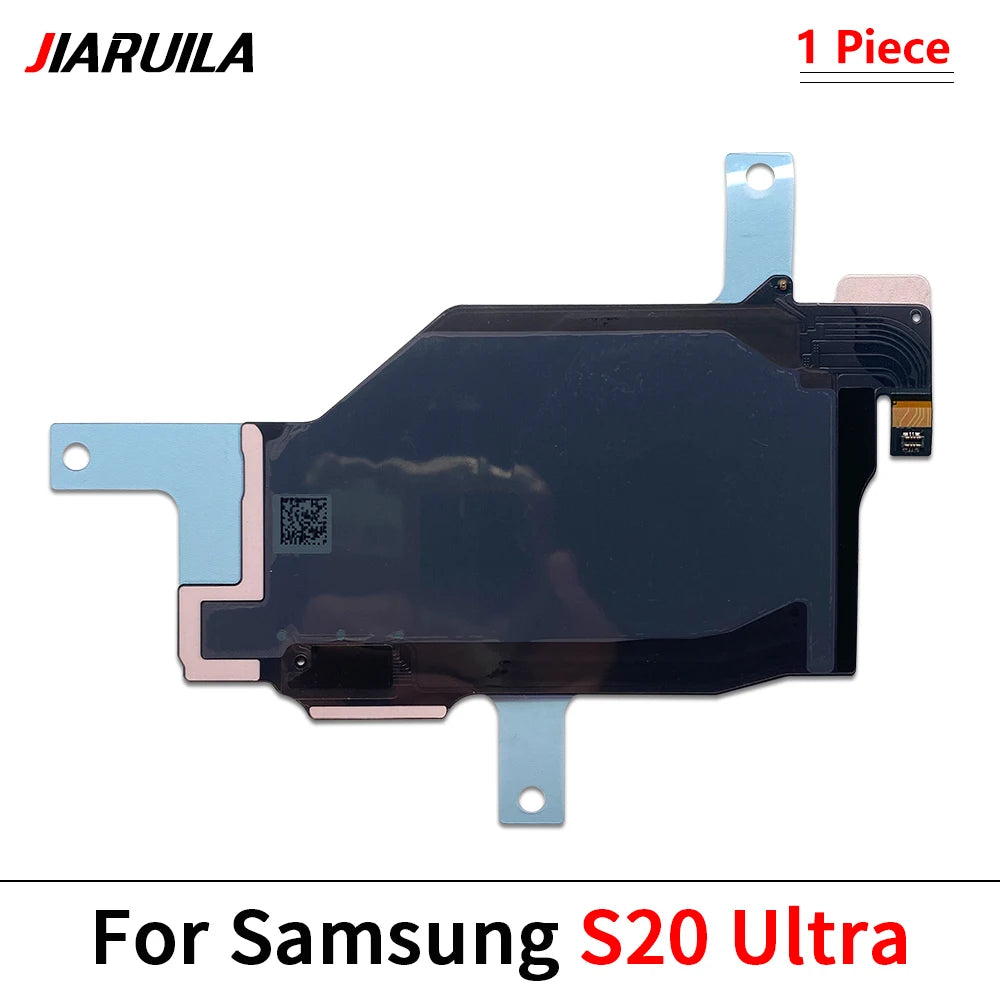 Bobina Receptora Carga Inalámbrica con Módulo NFC/Compás y Flex para Samsung S20-S23 FE/Plus/Ultra (Repuesto)