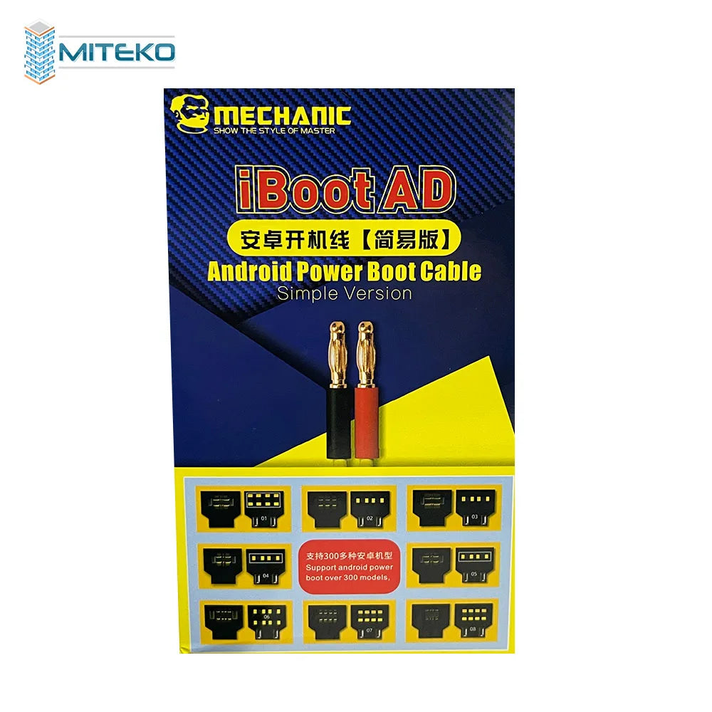 Mechanic iBoot FPC Power Supply Test Cable, Mobile Phone Boot Device, iPhone, Samsung, Huawei, OPPO, Xiaomi, Repair Control Line
