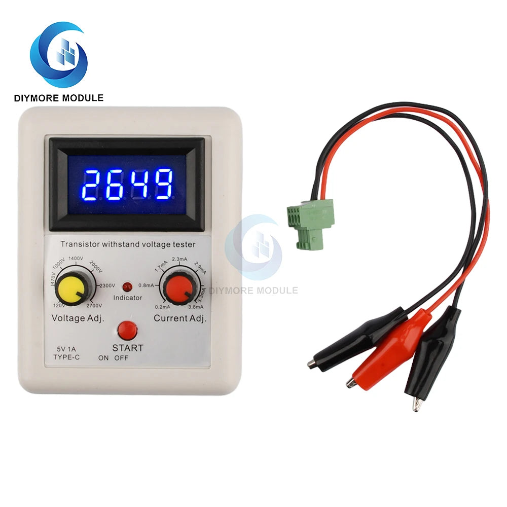 Tester Digital Transistores - Medidor Resistencia, Capacitancia, MOS, Diodo, Triodo