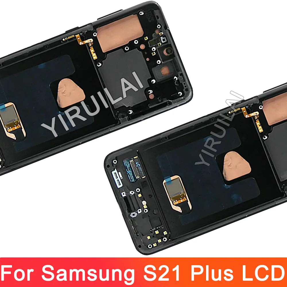 Pantalla Amoled S21 Plus, para Samsung Galaxy S21 Plus pantalla LCD G996B G996B/DS G996U digitalizador táctil reemplazar montaje con marco