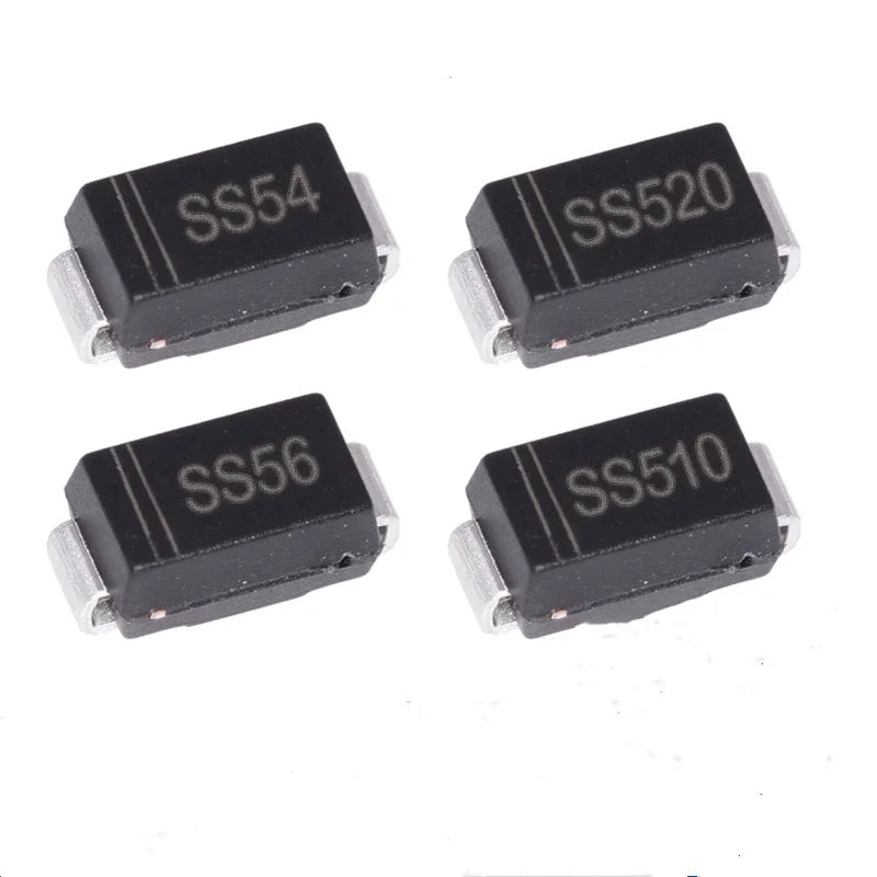 Diodo Schottky SMD SMA 5A - Varios Tipos (SS52 a SS520) - Lote 50 Piezas