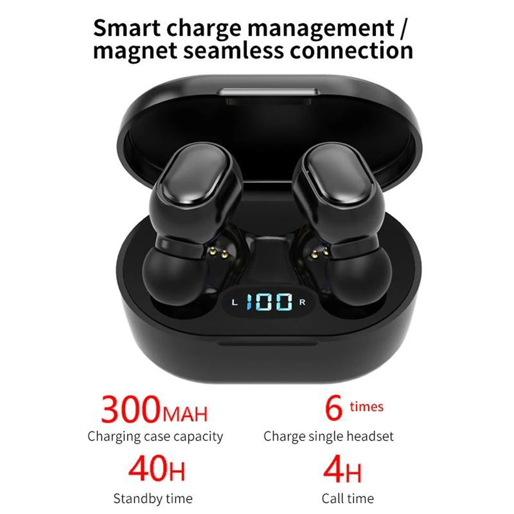 Auriculares Inalámbricos TWS E7S Bluetooth 5.3 Fone con Micrófono (Cancelación Ruido) para Xiaomi